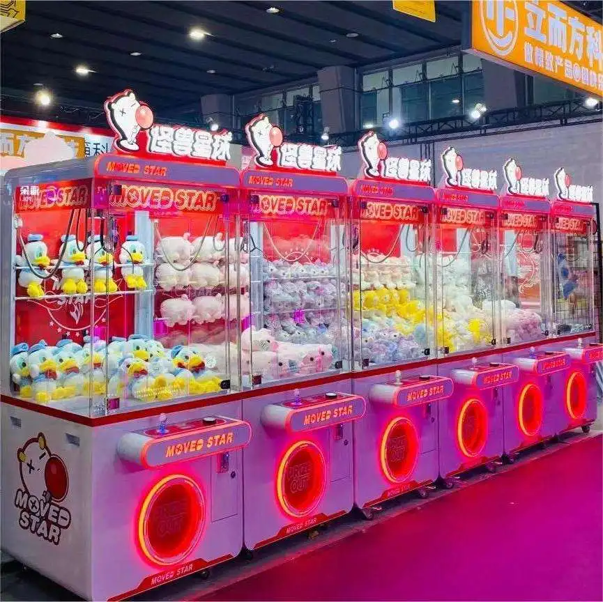 high quality coin operated catch give amusement game machine crane claw machine kit Cheap Bill Operation Doll Claw Machine