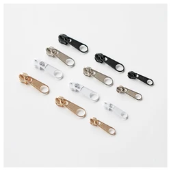 Zipper Jobber Non Lock Zipper Pulls Charm for Computer Bag Trolly Bag Wallet Handbag Metal Zinc Alloy Zipper Slider Puller