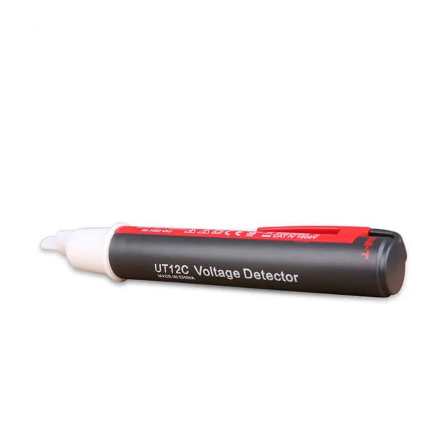 UNI-T UT12B Voltage Pen Tester Non-contact AC Voltage Detectors 90V-1000V 50/60Hz Auto Power Off Beeper Indicator