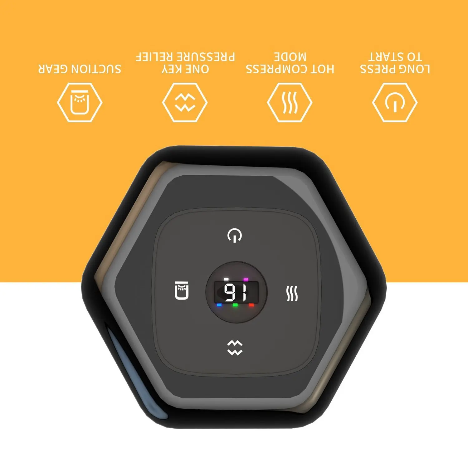 2023 New Arrival Remote Control Electronic Smart Portable Vacuum Cupping Machine Electric Cupping Therapy Gua Sha Back Massager