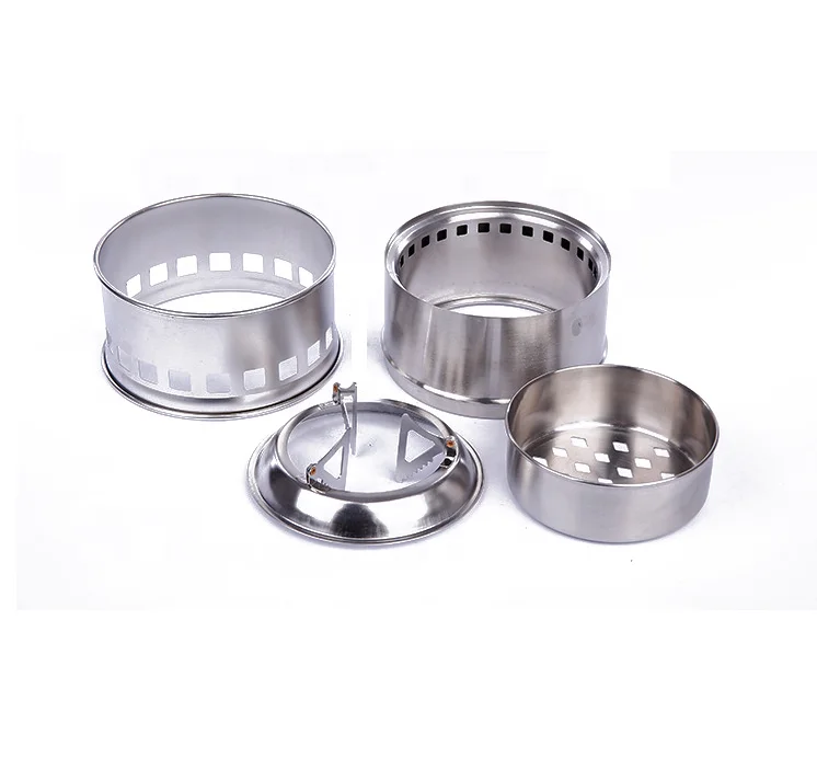 Outdoor detachable fire pit stainless steel portable fire pit picnic barbecue travel winter Gift cooking utensils