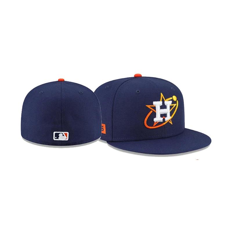 2024 Wholesale Custom Gorras Original Embroidery Logo Fitted Caps Snapback Hats World Patches Closed Baseball Cap