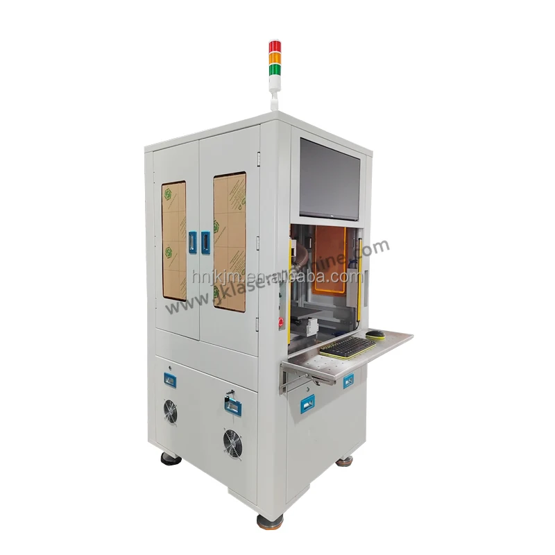 automatic spiral path fiber laser welding machine for Automotive aerospace electronics textiles medical power machine part