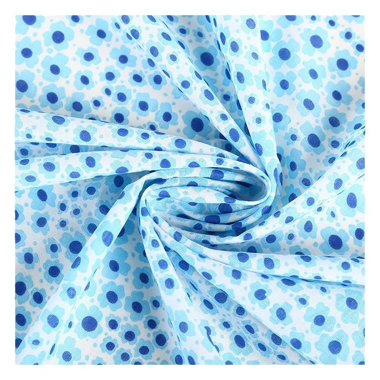 70g 100% cotton salt foam small flower prints 100%cotton