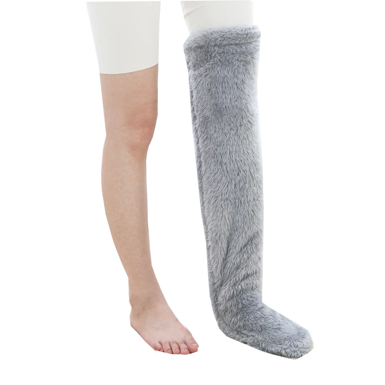 Unisex Indoor Over Knee High Winter Fleece Sock plush Long Warm Fluffy Fuzzy socks