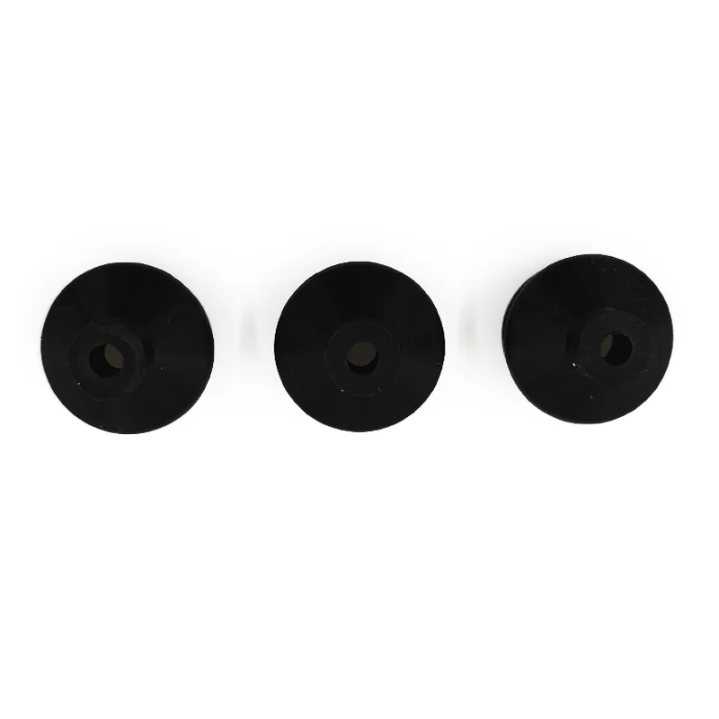 1.5 Bellows 25mm Pneumatic Silicon Rubber Vacuum Suction Cups With Thread Screw