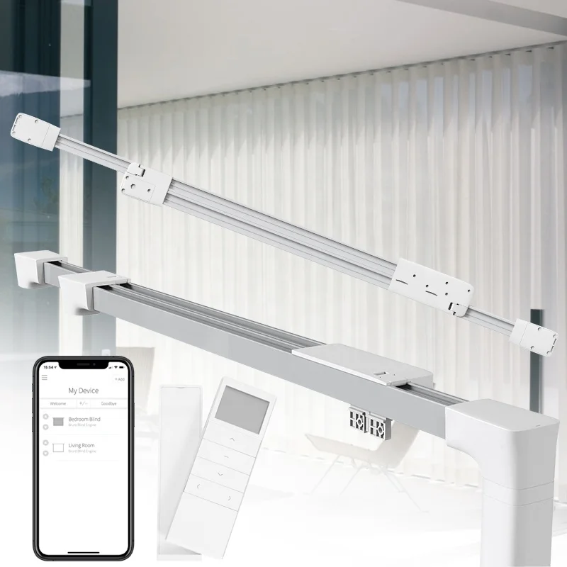 
Smart Curtain Motor Alexa Echo Google Home Tuya WiFi Control Electric Stage Curtains rails easy to install 