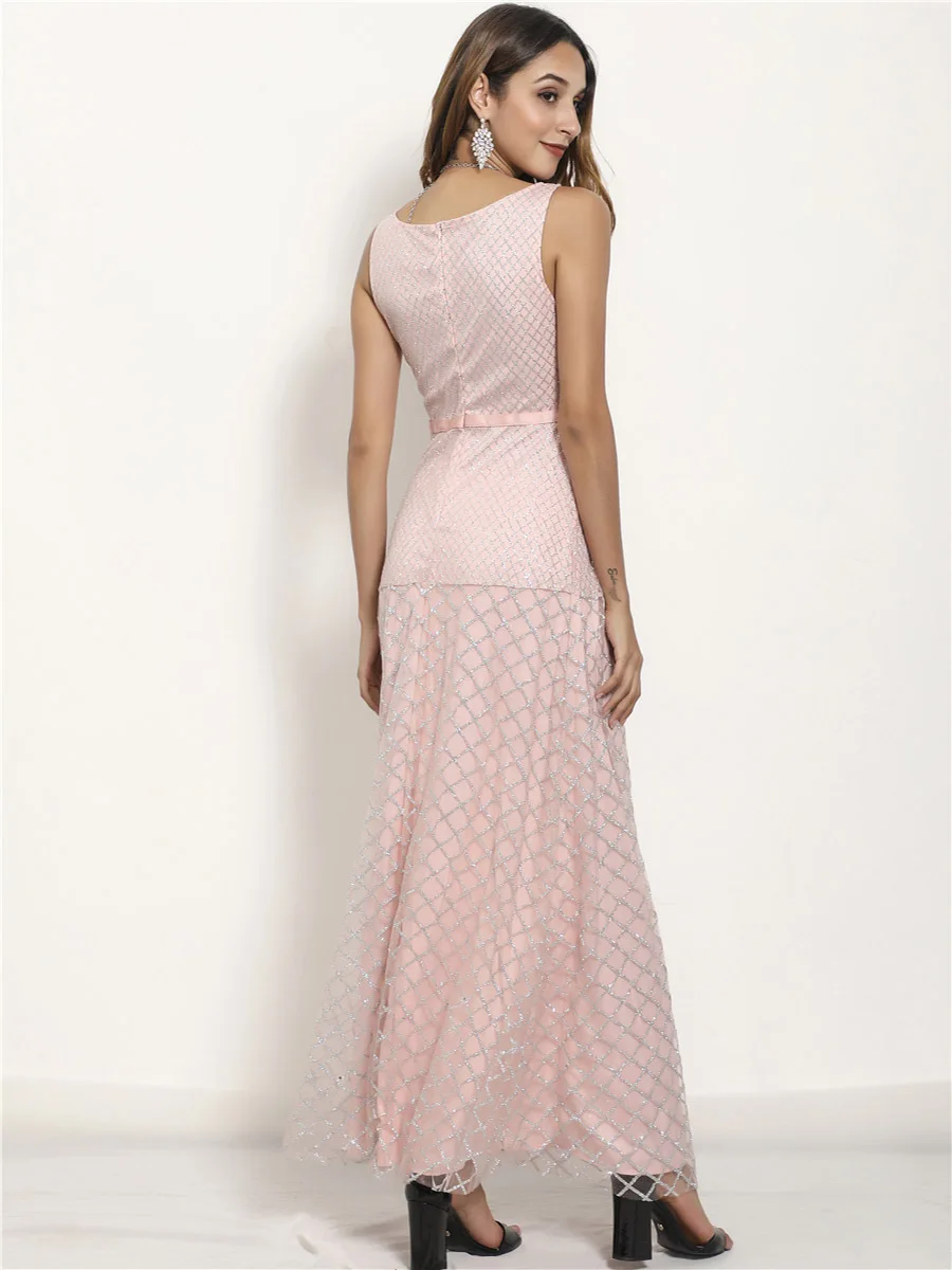 Sexy Bronzing Bride Dress Long-sleeved Ball Gown Bridesmaids Dresses 2021new Big Swing Wedding Dresses For Women