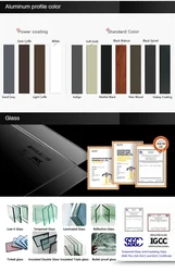 Exterior Entry Doubl Door Design Aluminum French Double Swing Casement Door