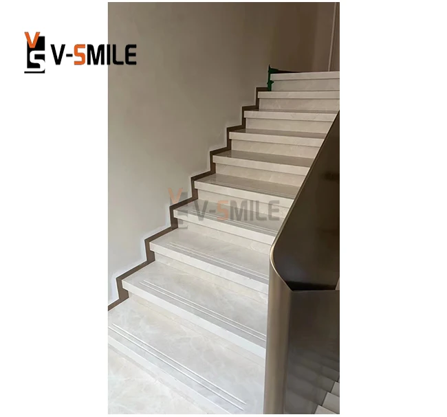 Anti Slip Polished cheap beige Marble Stone Stair steps House lift staircase floating Stairstep on sale