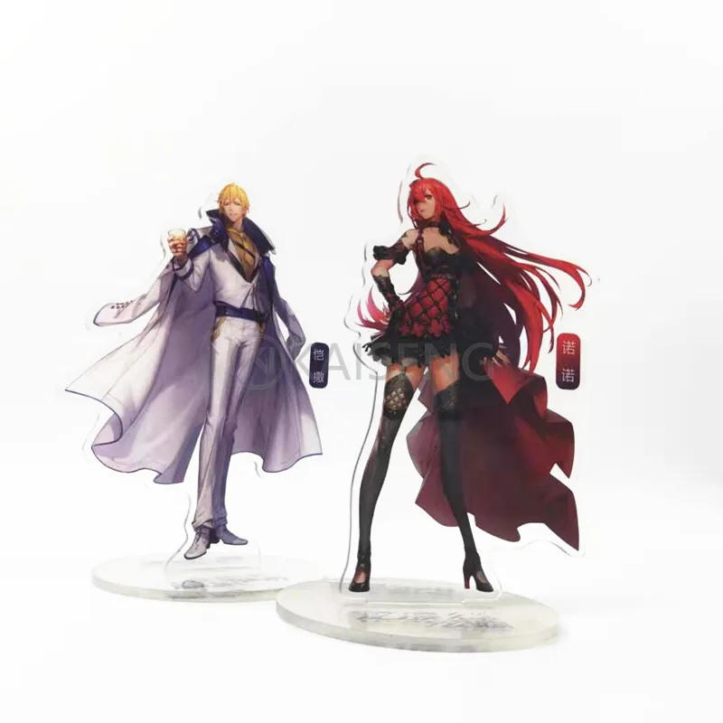 custom kpop flat plastic miniatures RPG figures character charms action acrylic anime model display holder standee