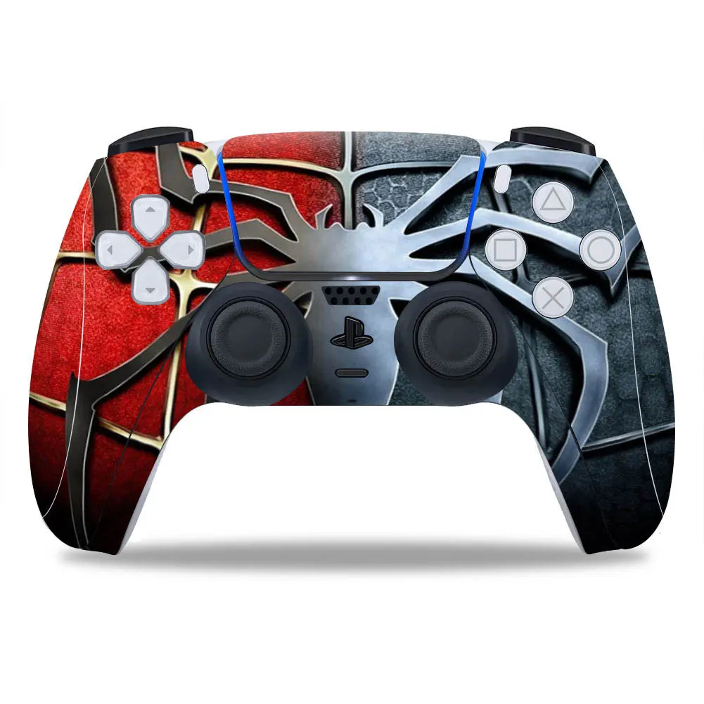 Наклейка «Человек-паук» для контроллера PS5, наклейка для геймпада PlayStation 5, виниловый чехол для джойстика
