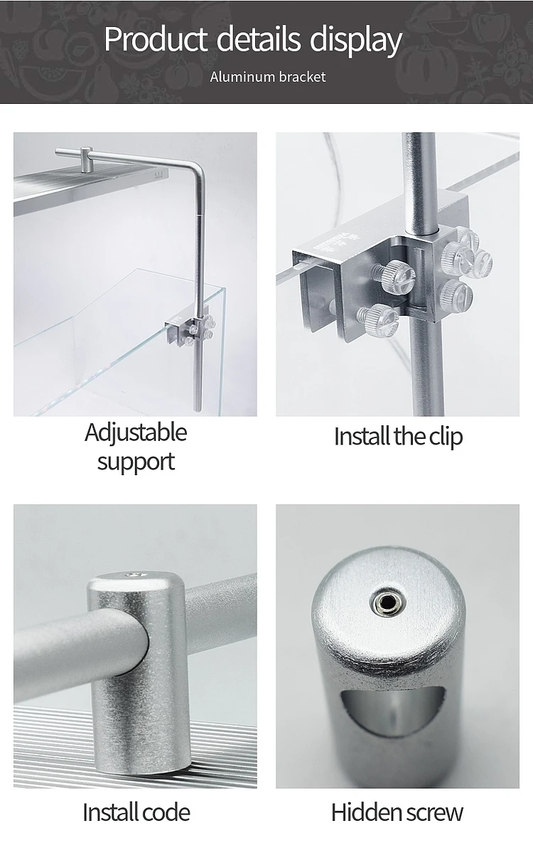 New Arrival WEEK Phoenix RGB led aquarium lighting with bracket aquarium lamp for freshwater aquatic tank aquarium lights