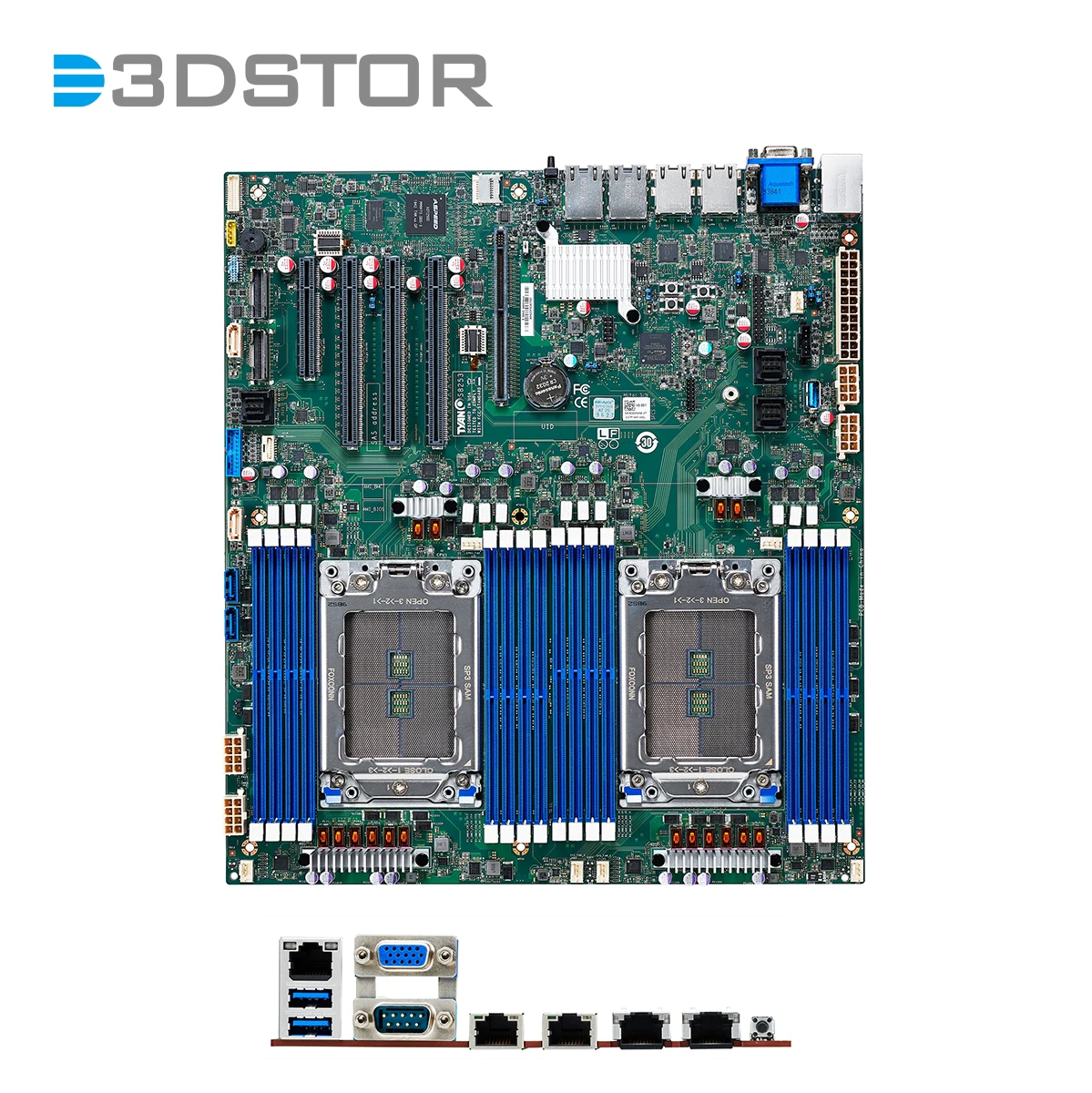 Tyan Server motherboards S8253GM2NE  for Support AMD EPYC 7002/7003 with AMD 3D V-Cache Technology Series Processor