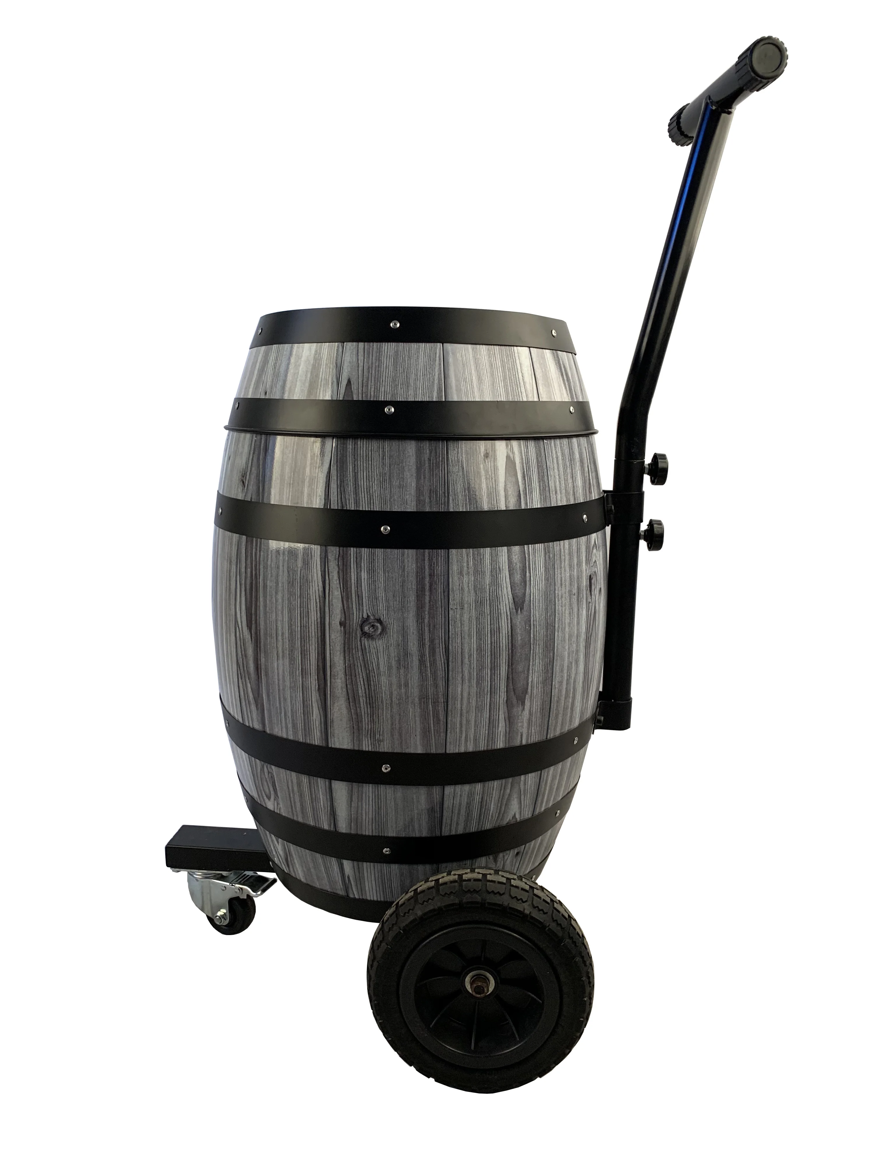 new product 2021 ice bucket wooden barrel wine cooler portable cooler box  tops seller camping cooler with wheels