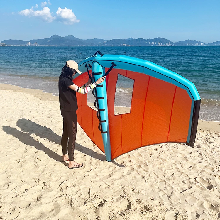 GY new product inflatable kitesurfing big wind weight light quality good nylon polyester dragon fabric hydrofoil inflatable boar