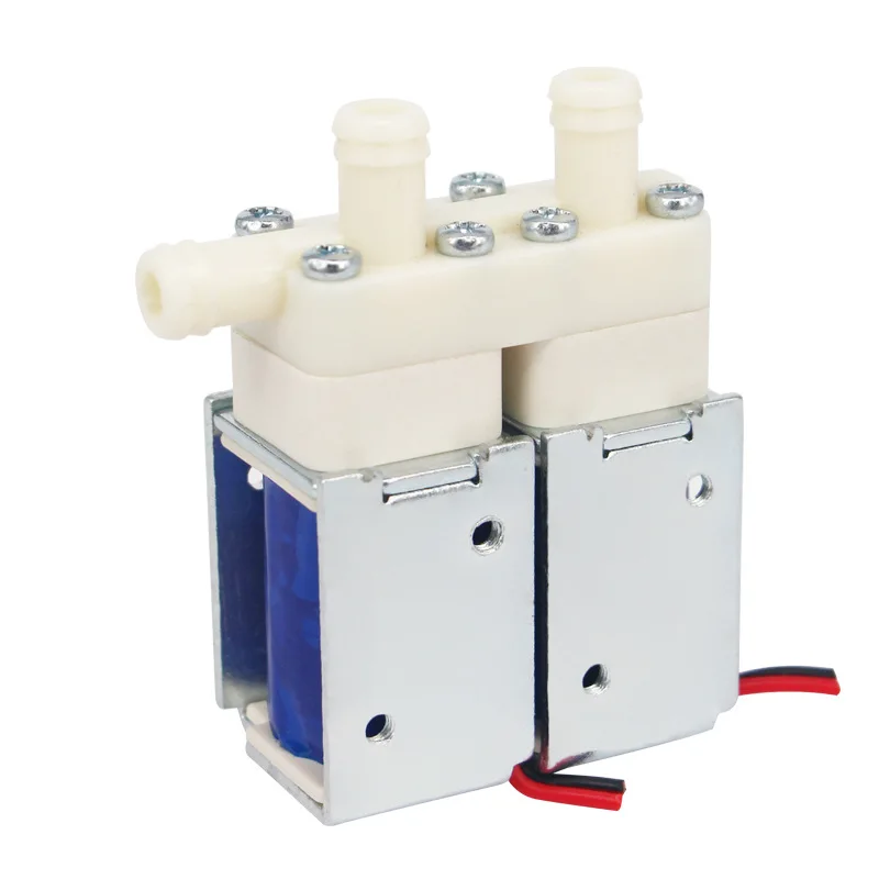 DC 12v miniature high pressure electric 3 way plastic low price solenoid valve