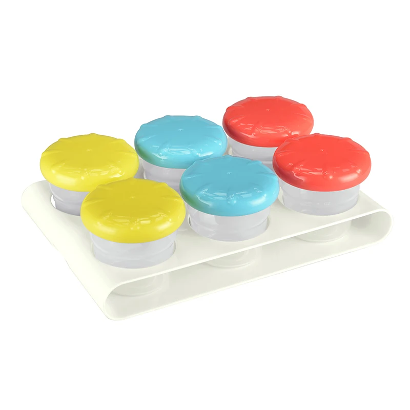 120ml Baby Food Storage Jar Airtight Boxes Set Food Storage Container Keep Warm Kitchen Plastic Manual no Handle Wide Mouth