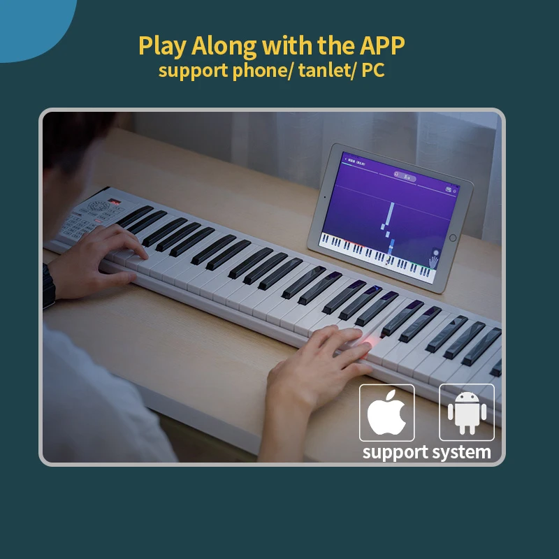 New style musical instruments keyboard 49 keys piano for kids musical educational