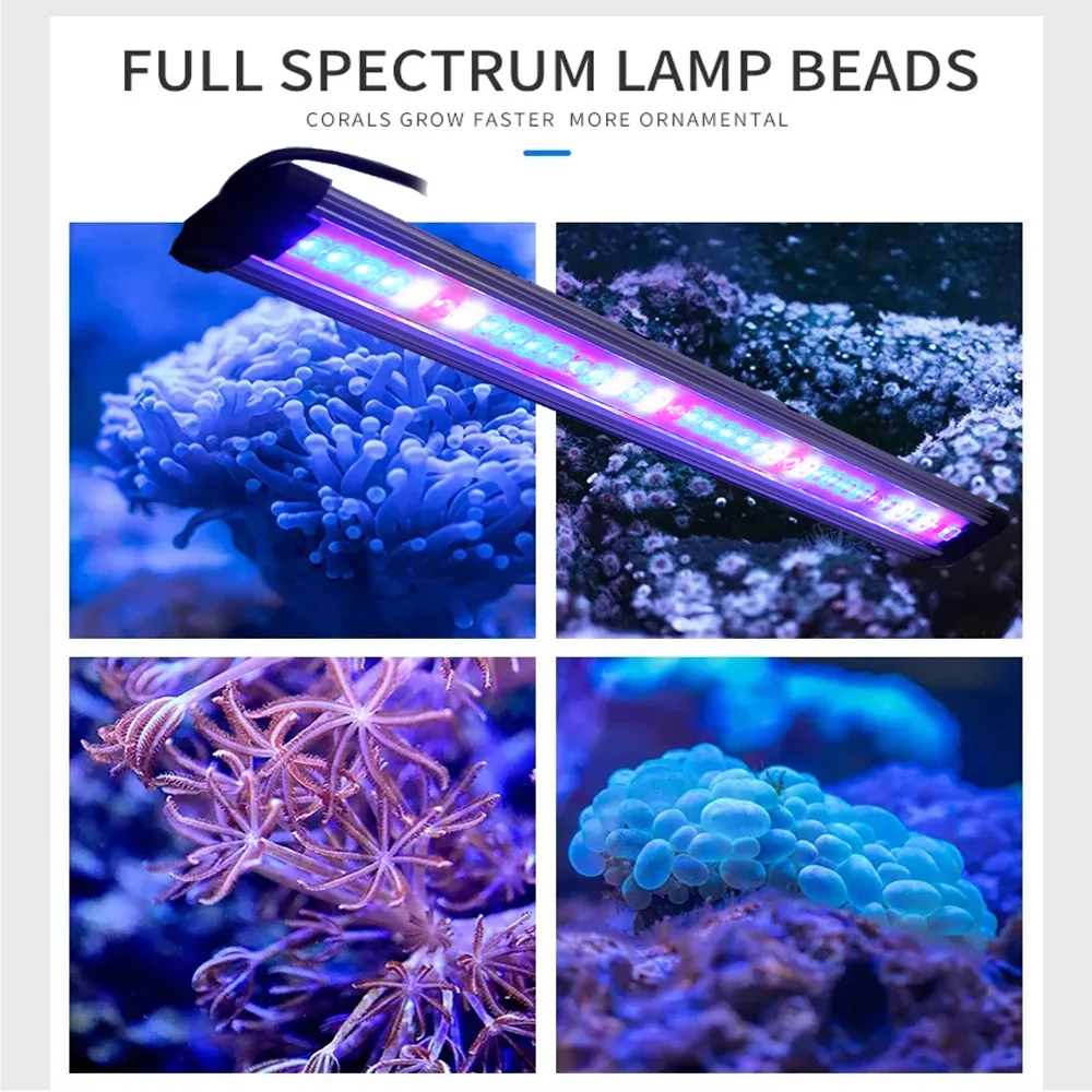 For SPS / LPS Coral Reef Plants Growth LED Aquarium Lighting Bars 60/90/120cm