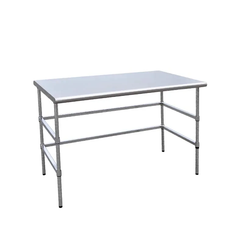 commercial metal adjustable kitchen worktable/warehouse work tables/industrial work tables