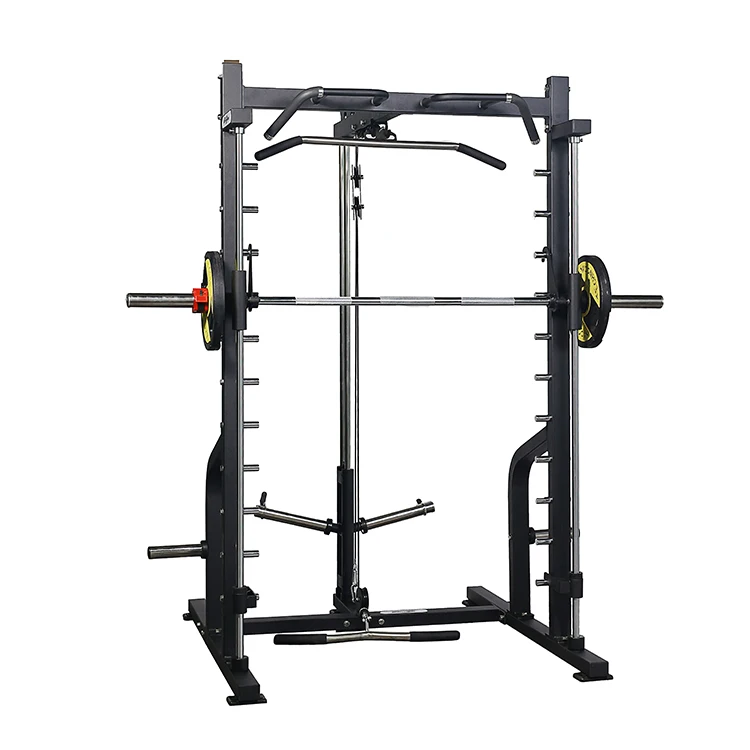 Exercise weight bench chest shoulder training rowing squat rack functional trainer smith machine