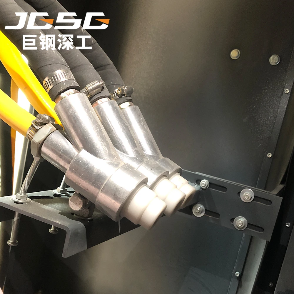 Automatic sandblasting cabin for Glass shot blasting machine GMS109 Auto Glass Sand Blasting Machine