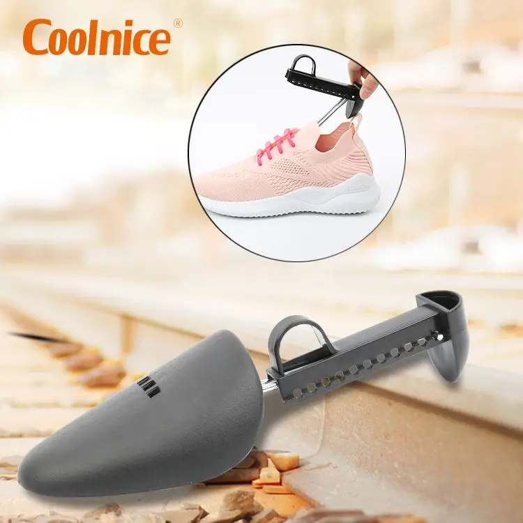 Practical Plastic Adjustable Length Boot Holder Organizers Men Shoe Tree Stretcher