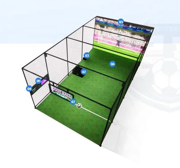 Interactive Immersive Digital Virtual Multimedia Wall Projection Sport Game Soccer