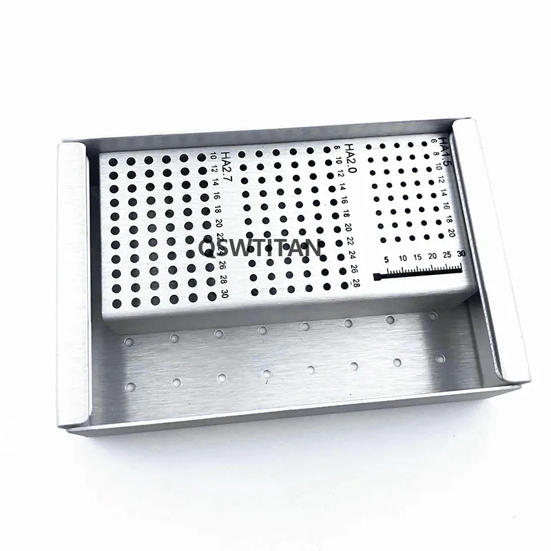 1PCS  Bone Screws Box HA1.5mm 2.0mm 2.7mm Bone Screws Case Rack Veterinary Orthopedics Instruments