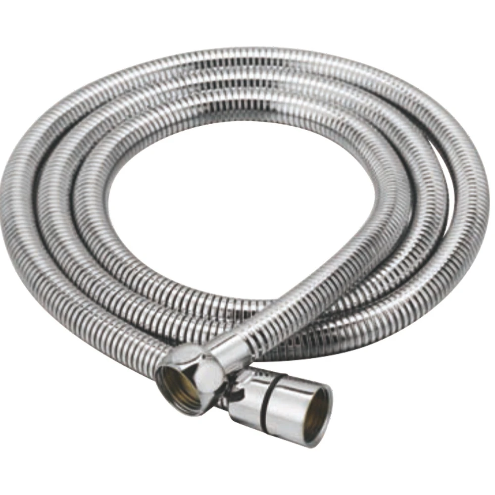 Shower Hose ISO9001 Certification Shower Hose 201 Stainless Steel Rotational Nut EPDM Double Lock 120cm Sale Head PVC