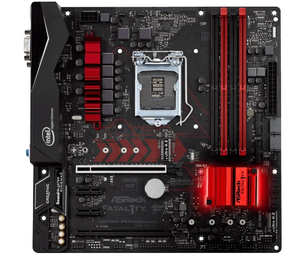 Восстановленная производительная материнская плата H270M разъем DDR4 1151 поддерживает процессоры Intel Core i7 / i5 i3