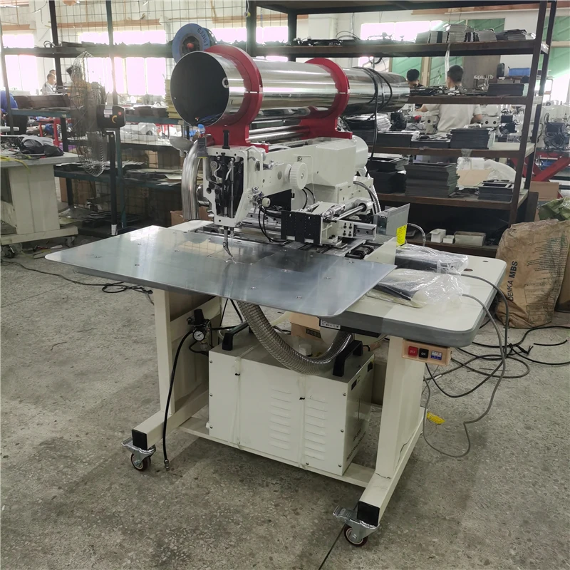 
Fully automatic computer laser bag opening machine for pocket opening sewing machine made in China 