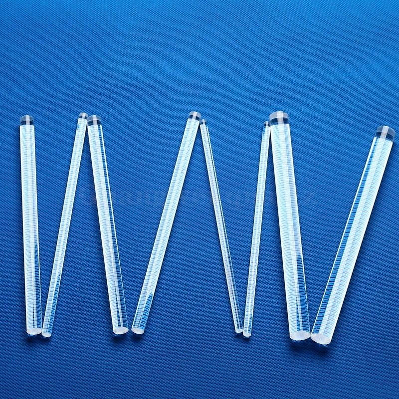 High purity high light transmission high temperature resistant quartz glass rod
