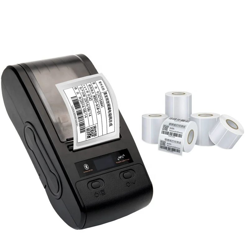 Термопринтер DeTong с Bluetooth Wi-Fi принтер для печати бирок на iOS