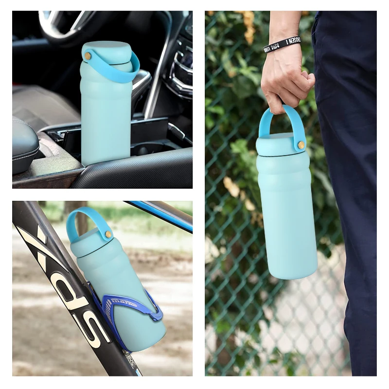 Everich BPA free 2023 new trend New caps stainless steel termos Insulated hot water bottle