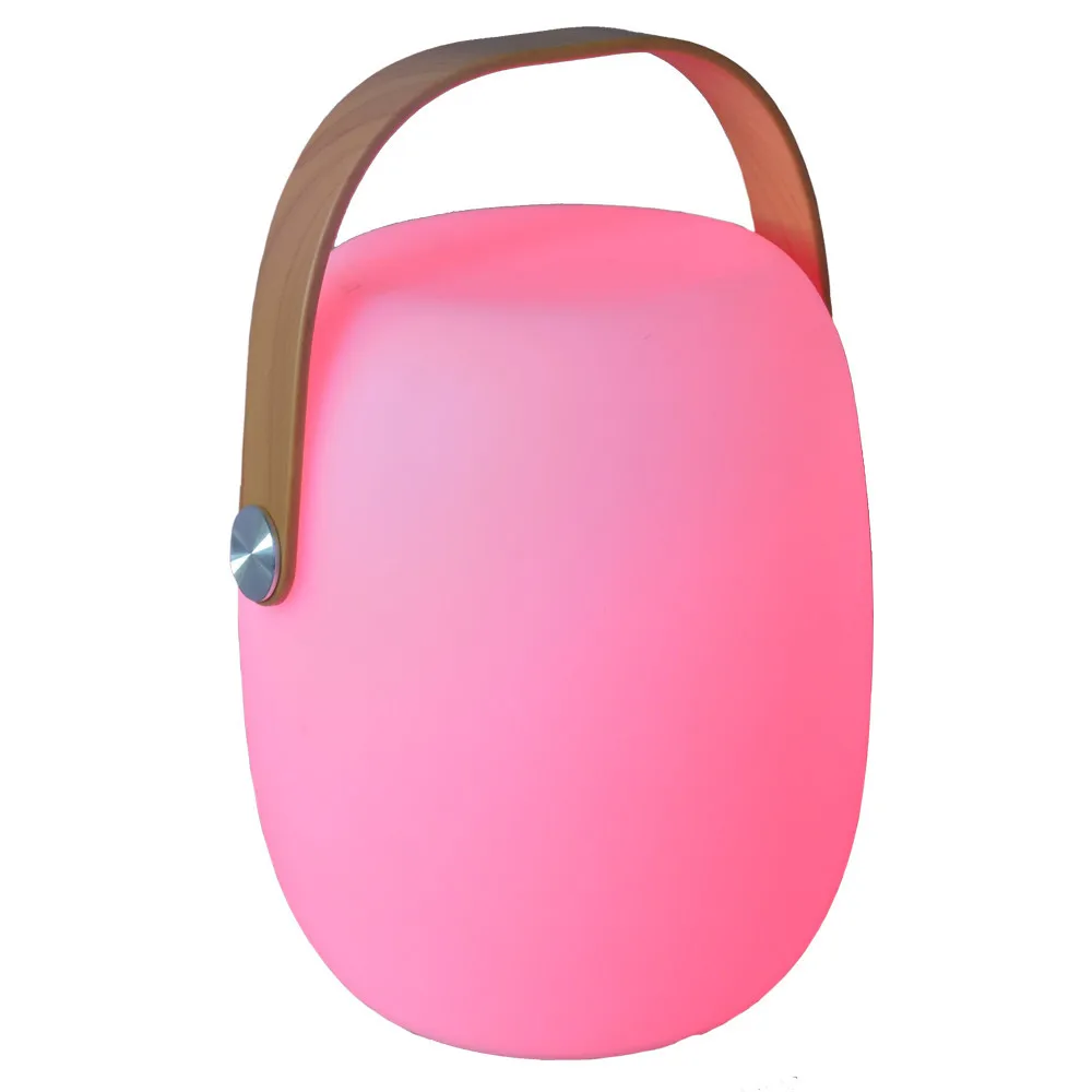 Охлаждающий портативный беспроводной светодиодный пульт дистанционного управления, меняющий цвет музыкальный светильник, динамик с ПЭ материалом, USB светящийся светильник для ротоформования