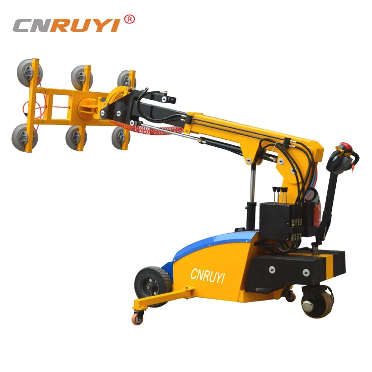 400kg Load Capacity Mobile Insulating Glass Lifting Equipment Electric Glass