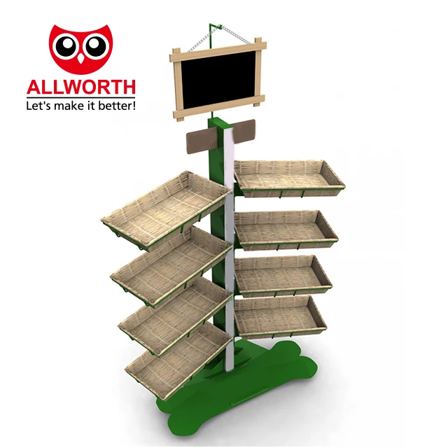 Wholesale Merchandise Available Detachable With LED Light Metal Display Rack Shelving