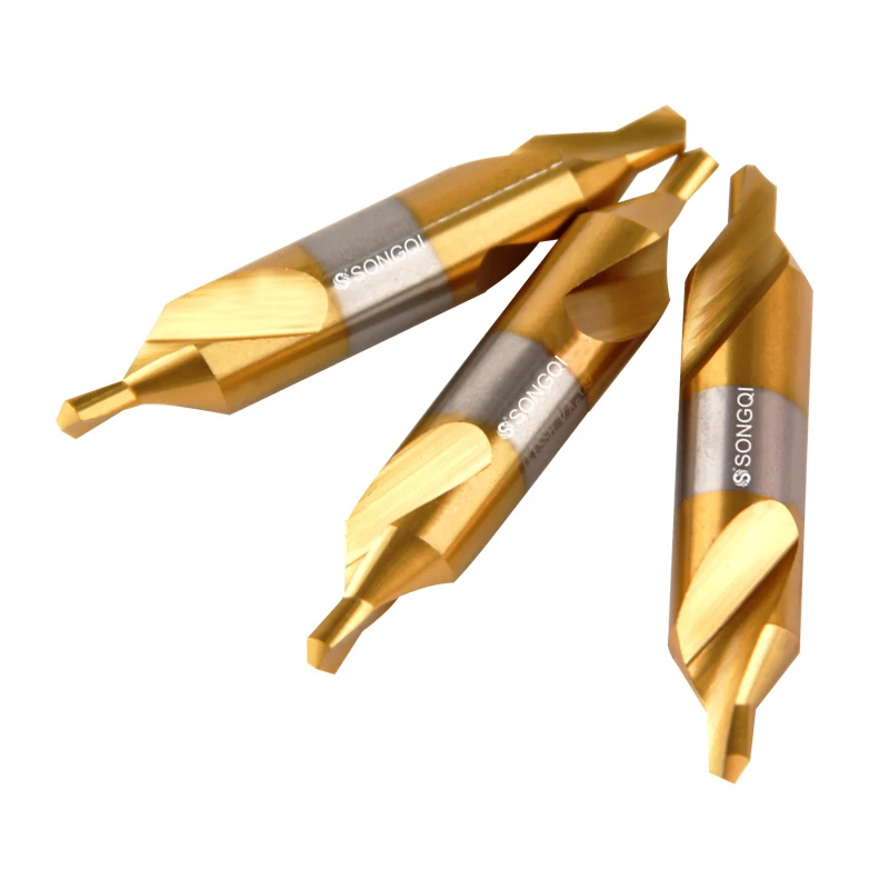 SONGQI HSS CO Double Ended  Center Drill Bit For Metal Drilling