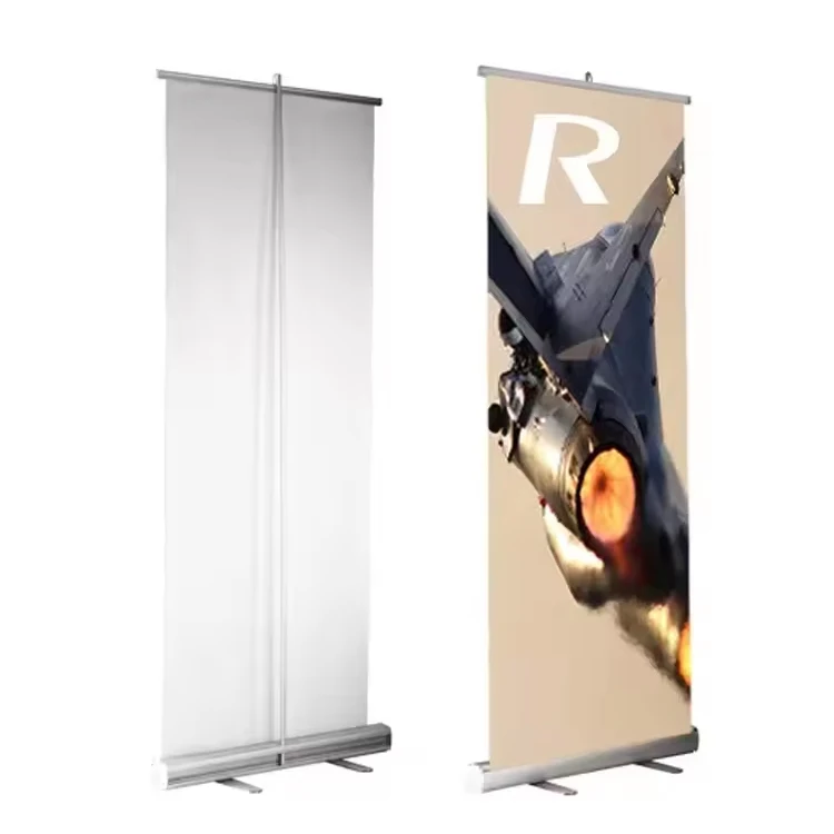 Single Side Display Image Custom Outdoor Display Rack Pull Ups Retractable Roller banner standee Roll Up Banner Stand
