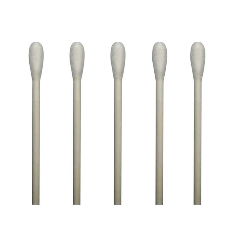 Round Shape Head New Style Daily Use Custom Ear Buds Bamboo Wooden Stick Cotton Swabs