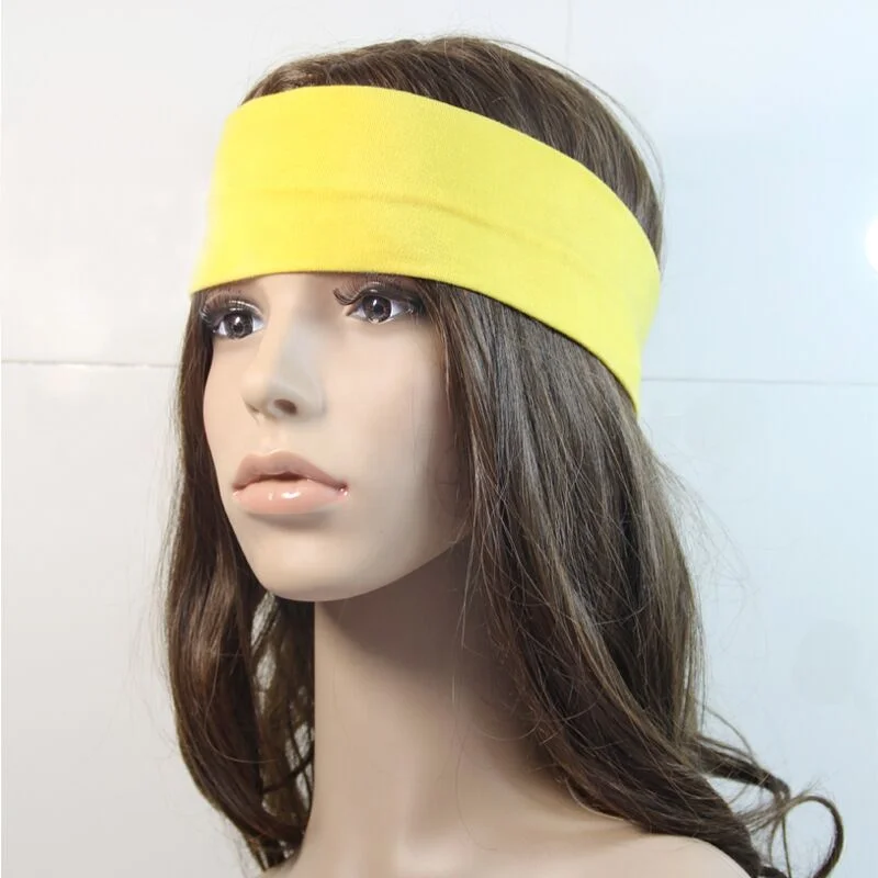 BSCI Audited Hair Accessories Factory Wholesale Custom Logo Turban Hairband For Women Girls Sports Yoga Headbands