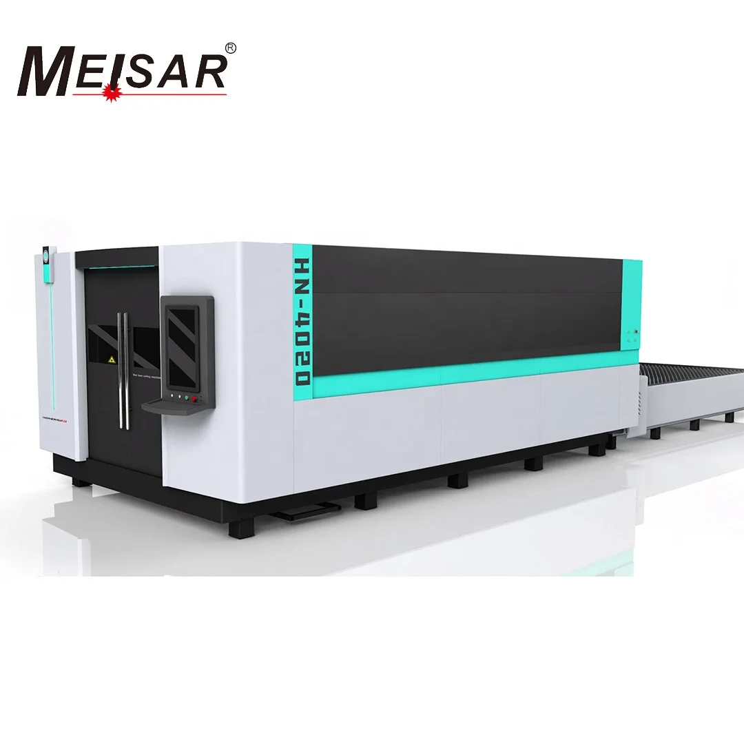 Reasonable Price 6000w Fiber CNC Laser Cutting Machine Stainless Steel Good Performance Iron Bed MAX Metal Head