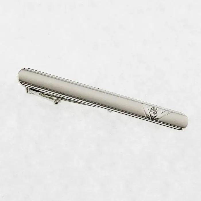 
High quality Tie Clip Mr Metal Silver Tone 