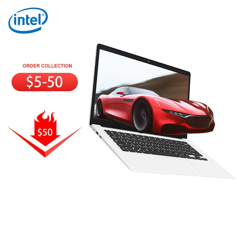 Глобальная рекламная акция 14 дюймов HD ультра тонкий ноутбук 1366x768 ЖК Intel Win10 ноутбук для офиса и дома