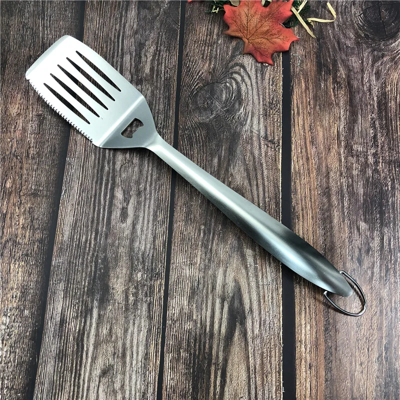 DAPHYLA Grill Set Heavy Duty BBQ Accessories - BBQ Tool Set 4pc Grill Accessories with Spatula, Fork, Brush & BBQ Tongs -  Grill