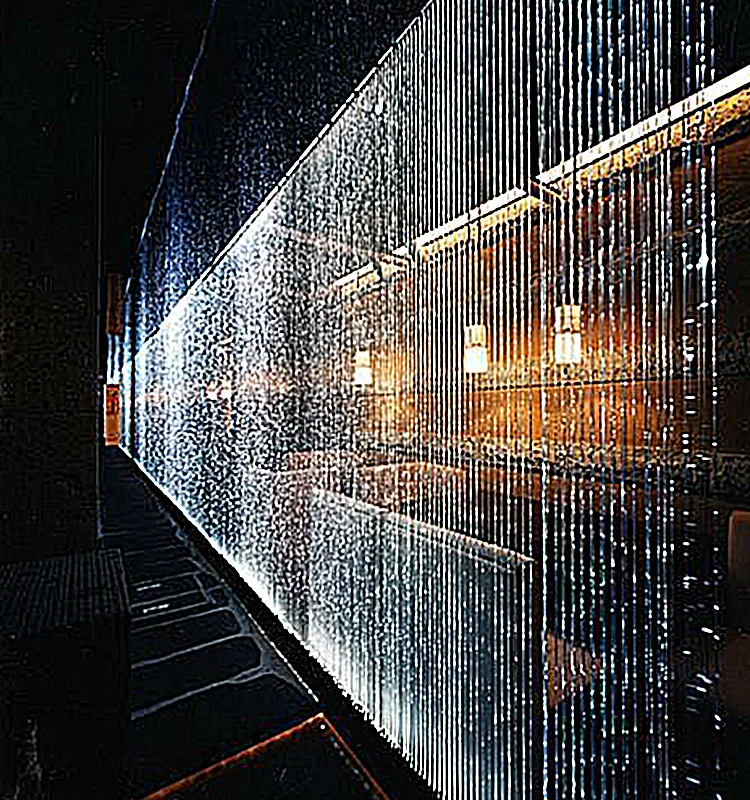 Hotel Decoration Outdoor Water Curtain For Shopping Mall   Modern Fountain Customized Artificial Waterfalls