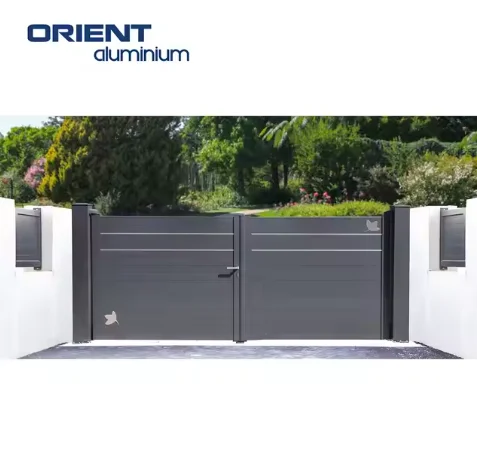 Top Quality Automatic Aluminum Gate System For Entrance Main Gate House Garden Factory Industrial Entrance Gate