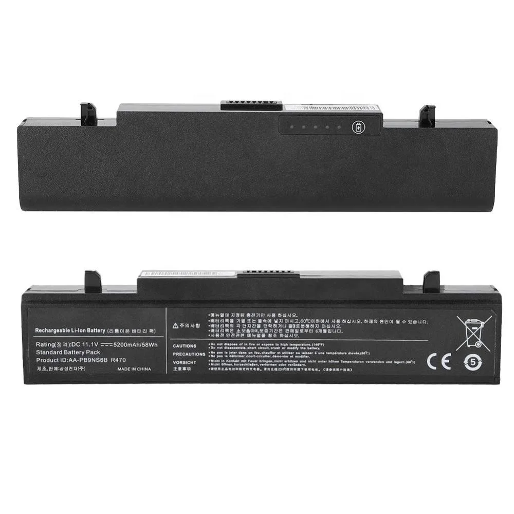  Ноутбук батарея Замена R428 R470 для SAMSUNG Q318 R439 R580 R730 RV509 RV511Series AA-PB9NC6B